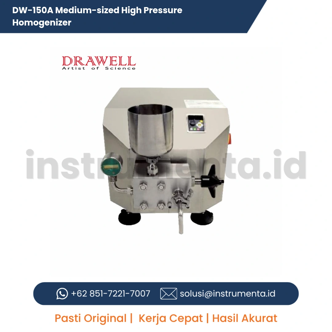 Distributor Resmi High Pressure Homogenizer DW-150A Drawell Ready Stock